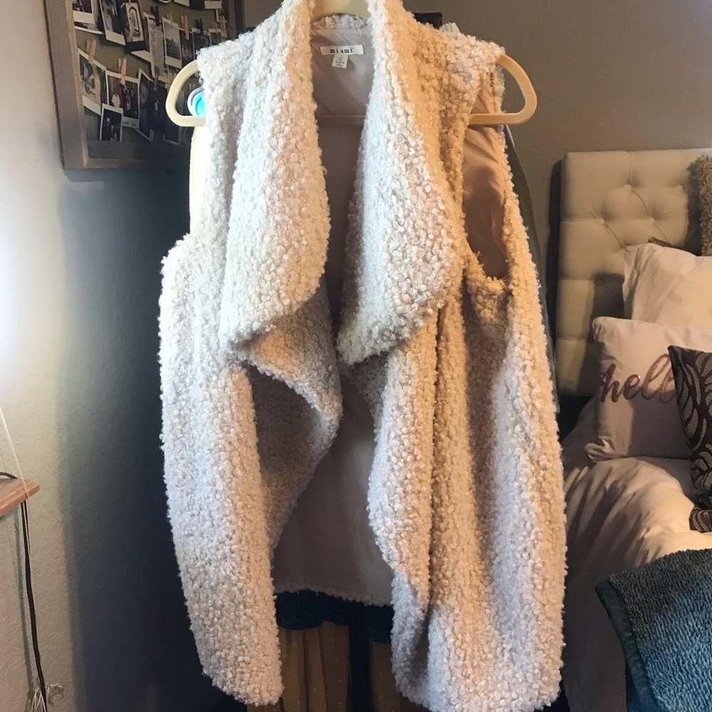 Francesca’s Miami Warm Fuzzy Vest